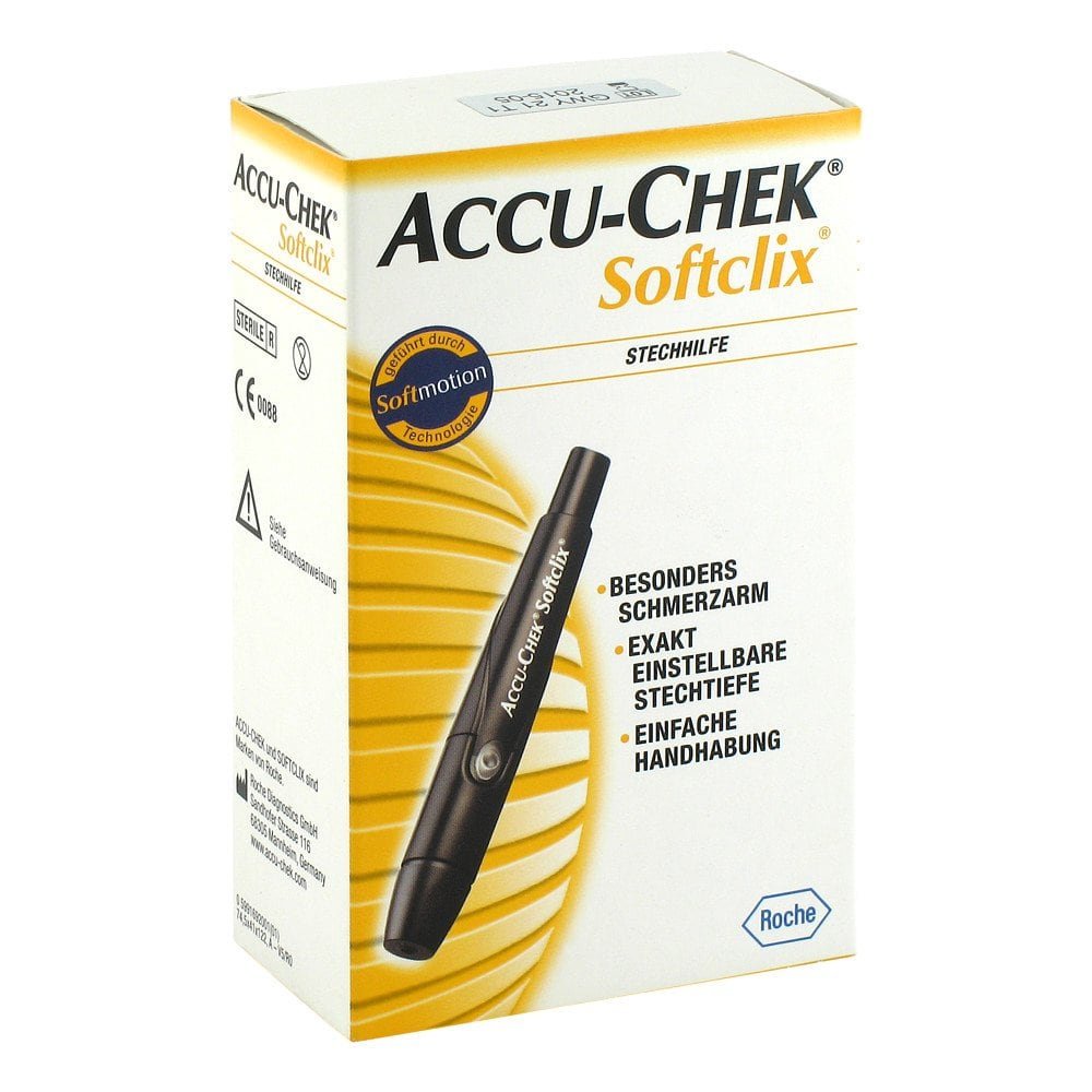 Roche Diagnostics Deutschland GmbH Accu Chek Softclix schwarz 05851211