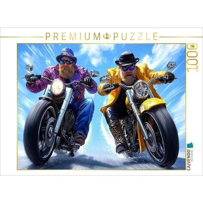 CALVENDO Puzzle Wind im Gesicht, WLAN im Helm | 1000 Teile Lege-Größe 64x48cm Foto-Puzzle für glückliche Stunden, Sonstige von , Calvendo Puzzle