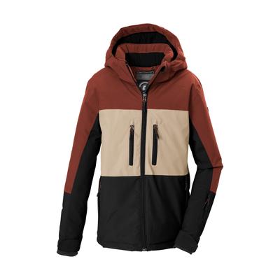Funktionsjacke KILLTEC "KOW 174 BYS JCKT", Jungen, Gr. 152, braun (kastanie), Obermaterial: 100% Polyester.Futter: 100% Polyester.Futter 2: 100% Polyester.Füllung: 100% Polyester, Jacken Funktionsjacke, Killtec Kids Jacke: Wasserdicht,...