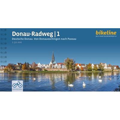 Donauradweg / Donau-Radweg 1, Gebundene Ausgabe von , Esterbauer, 978-3-7111-0228-7