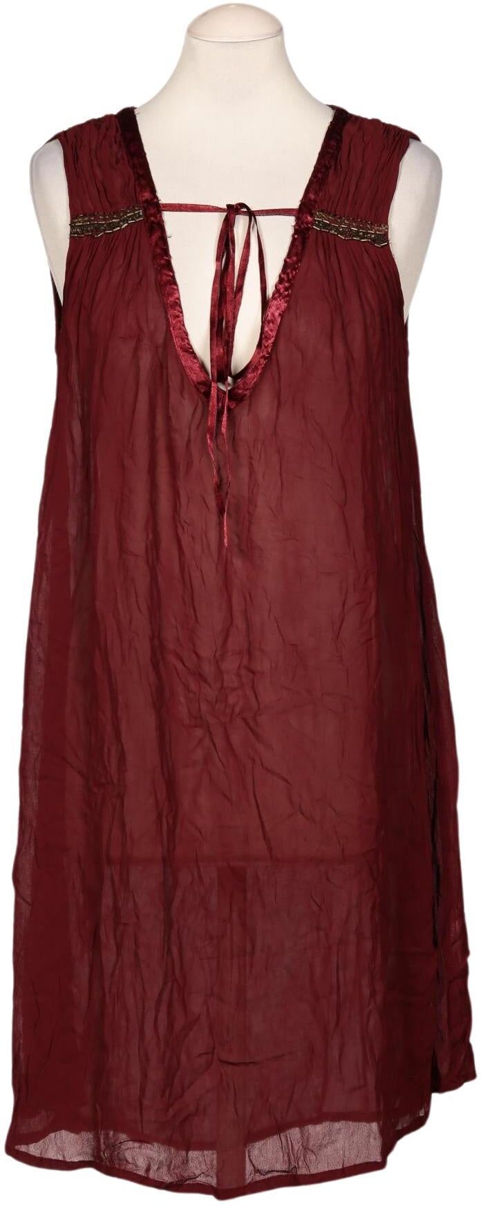 Culture Damen Kleid, Bordeaux, Gr. M, kein / Etikett - Second Hand
