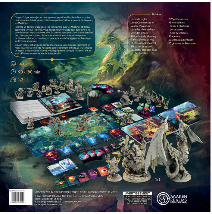 Awaken Realms Dragon Eclipse : Jeu de base avec Figurines