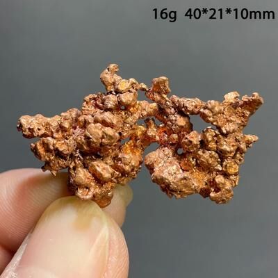 Uplifted Finds Natural Native Copper Cluster   Raw Mineral Specimen Quartz Rock   Metallic Healing Stone For Executive Home & Office j926 16g