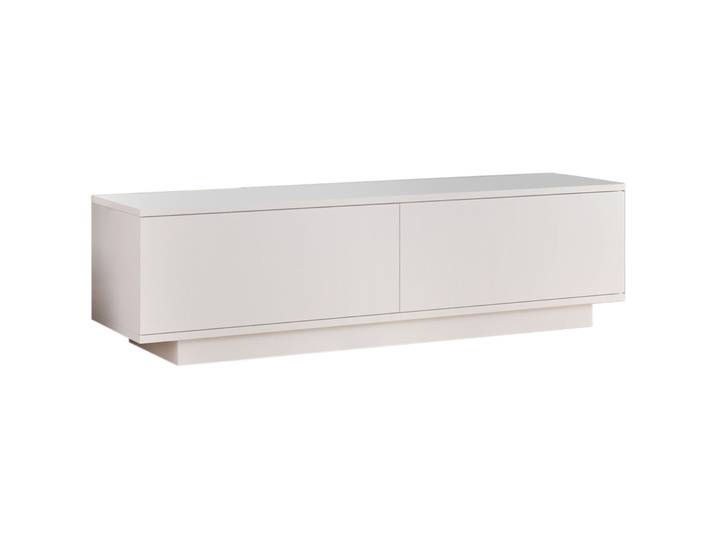 TV-Möbel Yasam weiss melaminbeschichteter Holzwerkstoff B 140 cm 40 kg