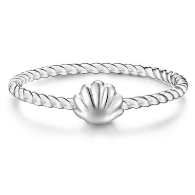 Fingerring GLANZSTÜCKE MÜNCHEN "A1275" Gr. 50, silber, Fingerringe, Damen, 50, 1,4mm, Fingerring, aus Sterling Silber