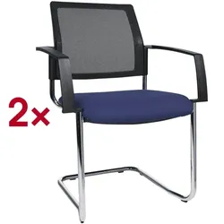 Topstar 2er-Set Besucherstuhl »BtoB 20« blau, 48x47 cm