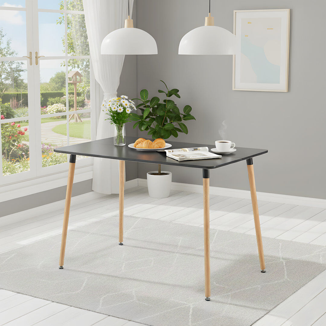 Hykkon Nero Dining Table Black