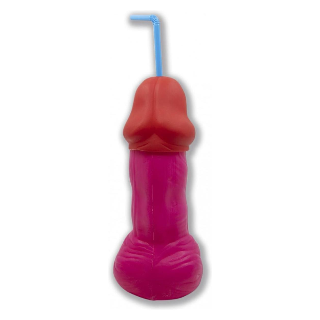Diablo Picante Vaso Pene PlãStico Fucsia (D-241821)