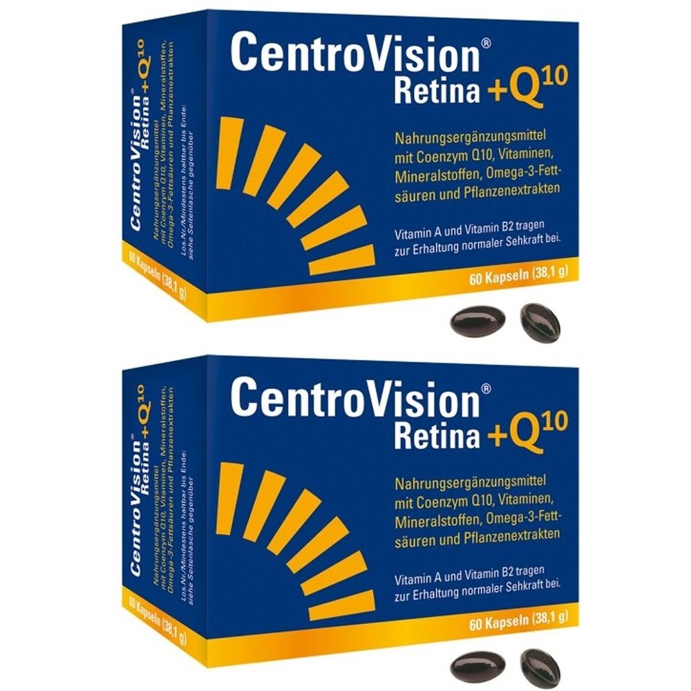 Centrovision Retina+Q10 Kapseln 2x 2x60 St