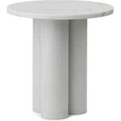 Dit Carrara White Tischchen auf hellgrünen Beinen