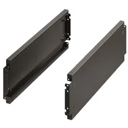 Rittal VX 8640.043 VE2ST. VX Sockel-Blende seitlich H200 für T600, Serverschrank Zubehör, Schwarz