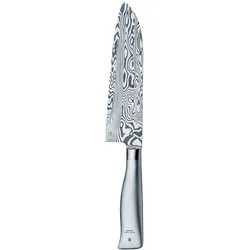 WMF Santokumesser GRAND GOURMET Silberfarben, Küchenmesser, Schwarz
