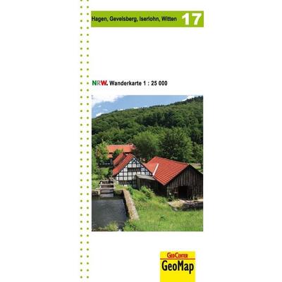 Hagen, Gevelsberg, Iserlohn, Witten Blatt 17, topographische Wanderkarte NRW, Sonstige von Geobasisdaten: Land NRW, GeoMap, 978-3-936184-56-3