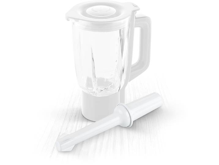 ETA Mixaufsatz ETA312899000 , weiss (weiß), B:21cm H:28cm T:13cm, Küchenmaschinen-Aufsätze, Mixaufsatz