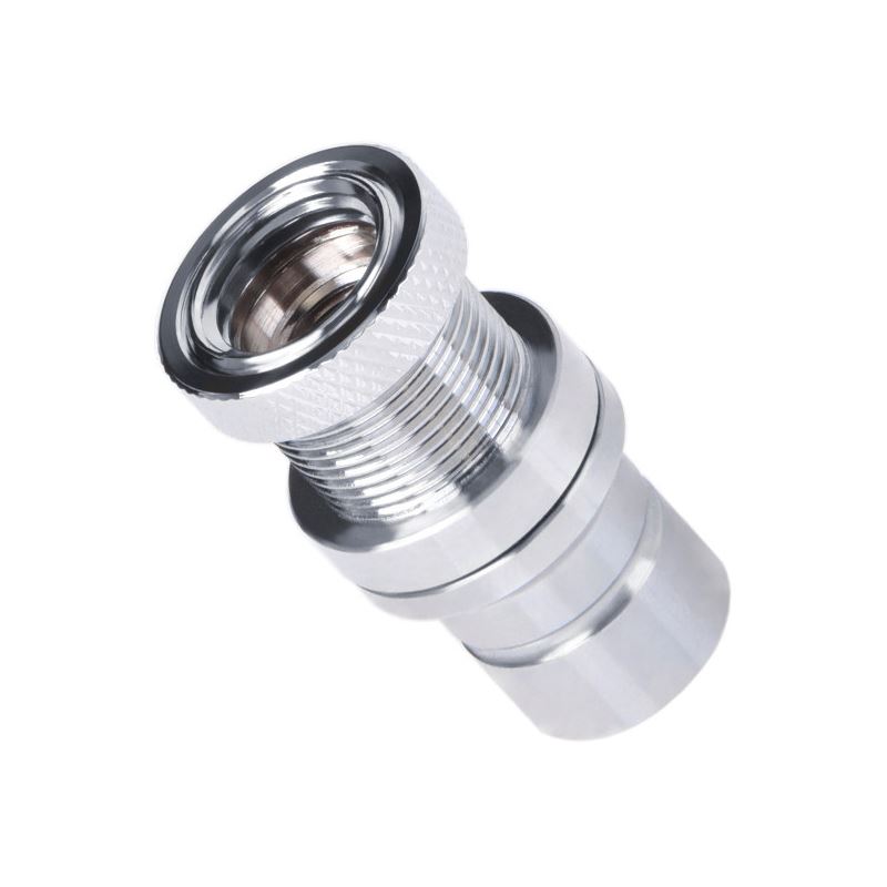 Alphacool Eiszapfen Schnellverschluss Stecker Schott G1/4 IG, chrom