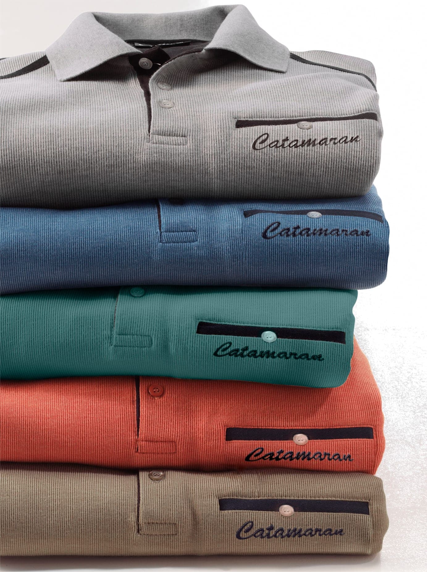 Sweatshirt CATAMARAN, Herren, Gr. 64/66, grün (smaragdgrün), 65% Baumwolle, 35% Polyester, unifarben, Sweatshirts Sweatshirt smaragdgrün 64/66