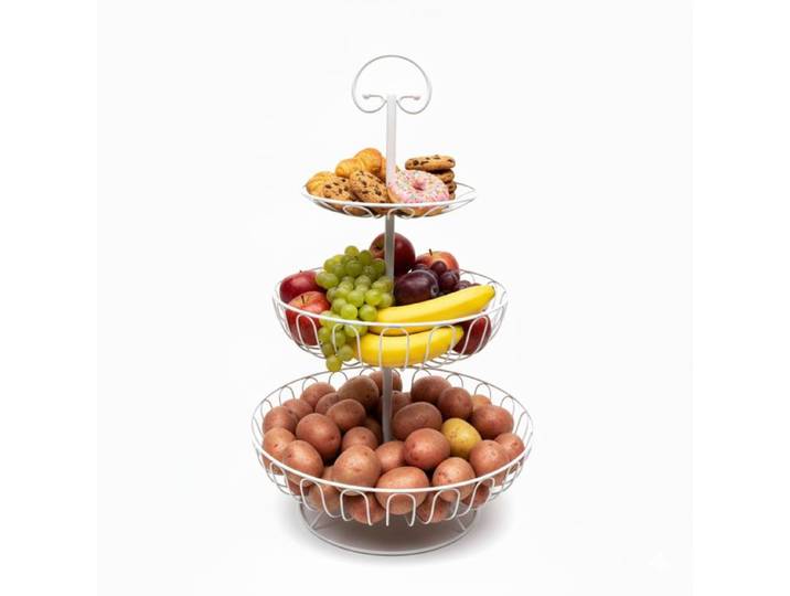 Relaxdays Obst Etagere 3 Etagen