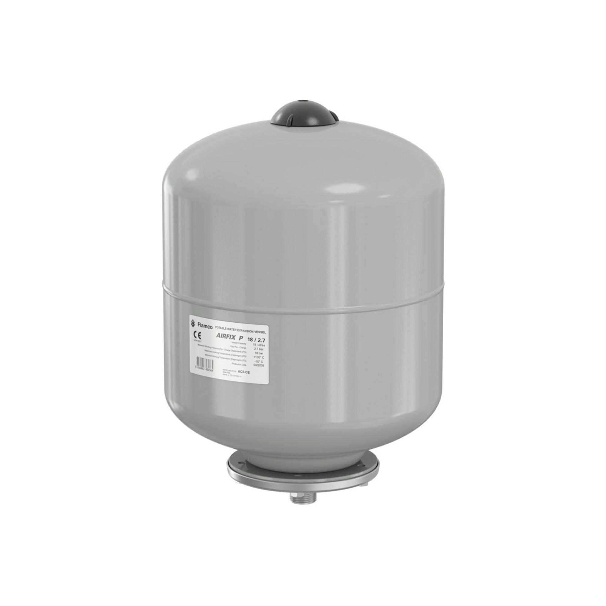 Flamco Membran-Druckbehälter AIRFIX P 10 bar, 3 l, Vordruck 3,5 bar, G 3/4 M (24851)