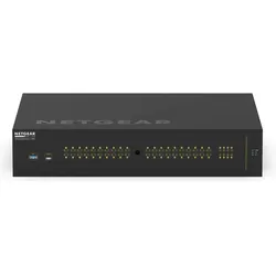 Netgear Switch 40x GE GSM4248UX-100EUS (10-Gigabit) AV-Line (48 Ports), Netzwerk Switch, Schwarz