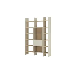 SCHÖNER WOHNEN Kollektion Regalkombination  Amaya , grau , Maße (cm): B: 154 H: 221 T: 45.0