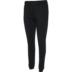 HUMMEL Fußball - Teamsport Textil - Hosen Cotton Pant Jogginghose Damen, Größe M in Schwarz Schwarz