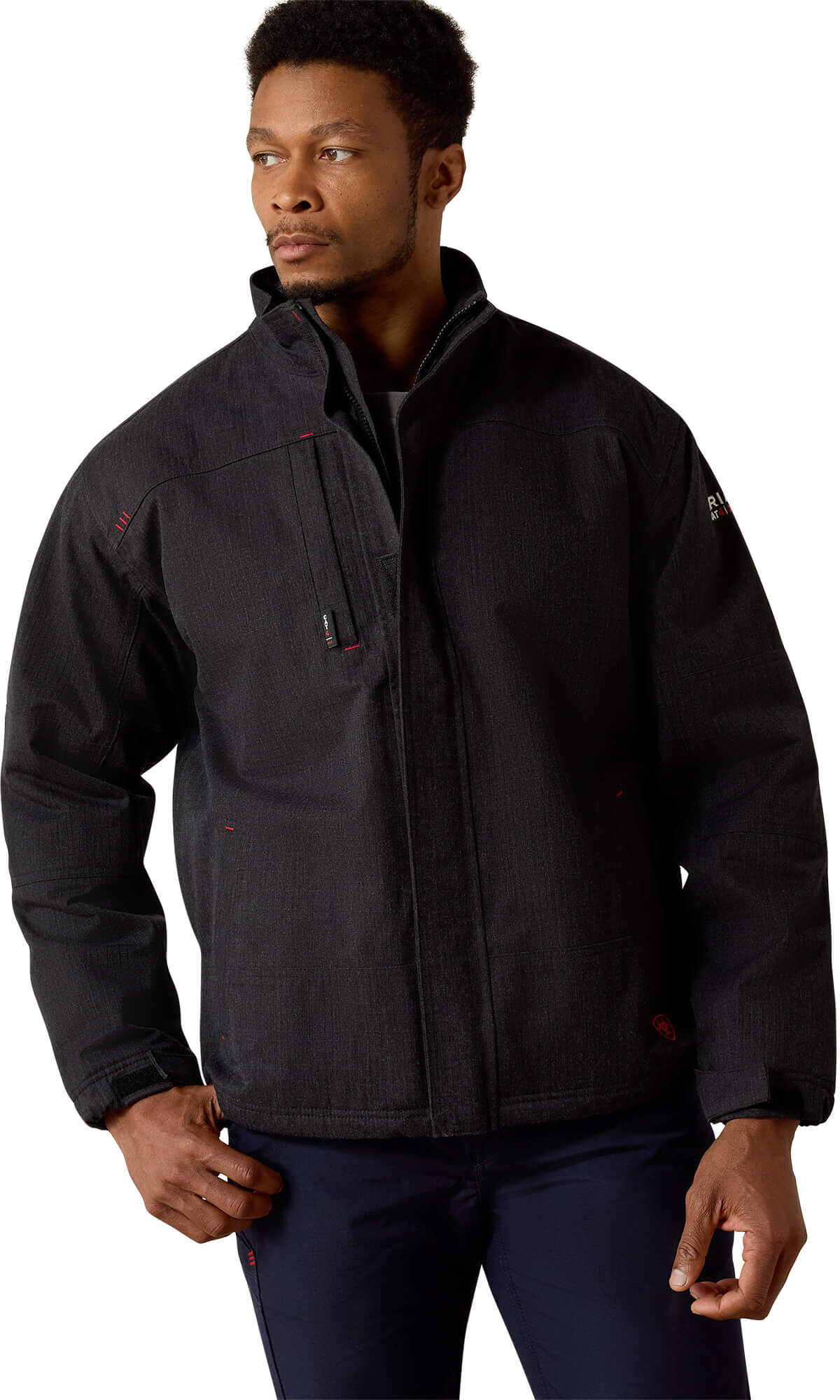 Men's Flame-Resistant H2O Waterproof Insulated Jacket in Black, Size: 3XL by Ariat