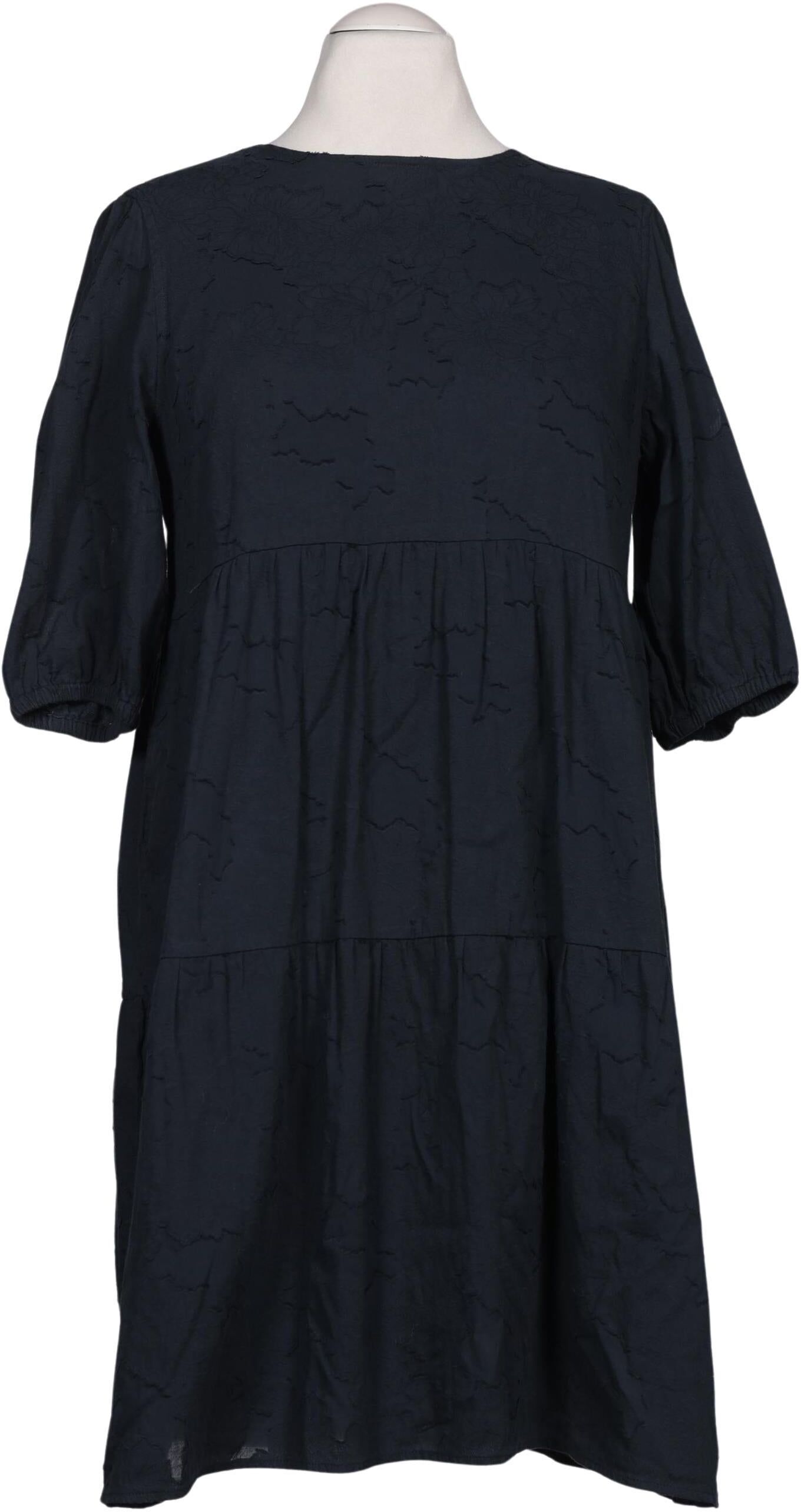 Knowledge Cotton Apparel Damen Kleid, Marineblau, Gr. XL, Baumwolle - Second Hand