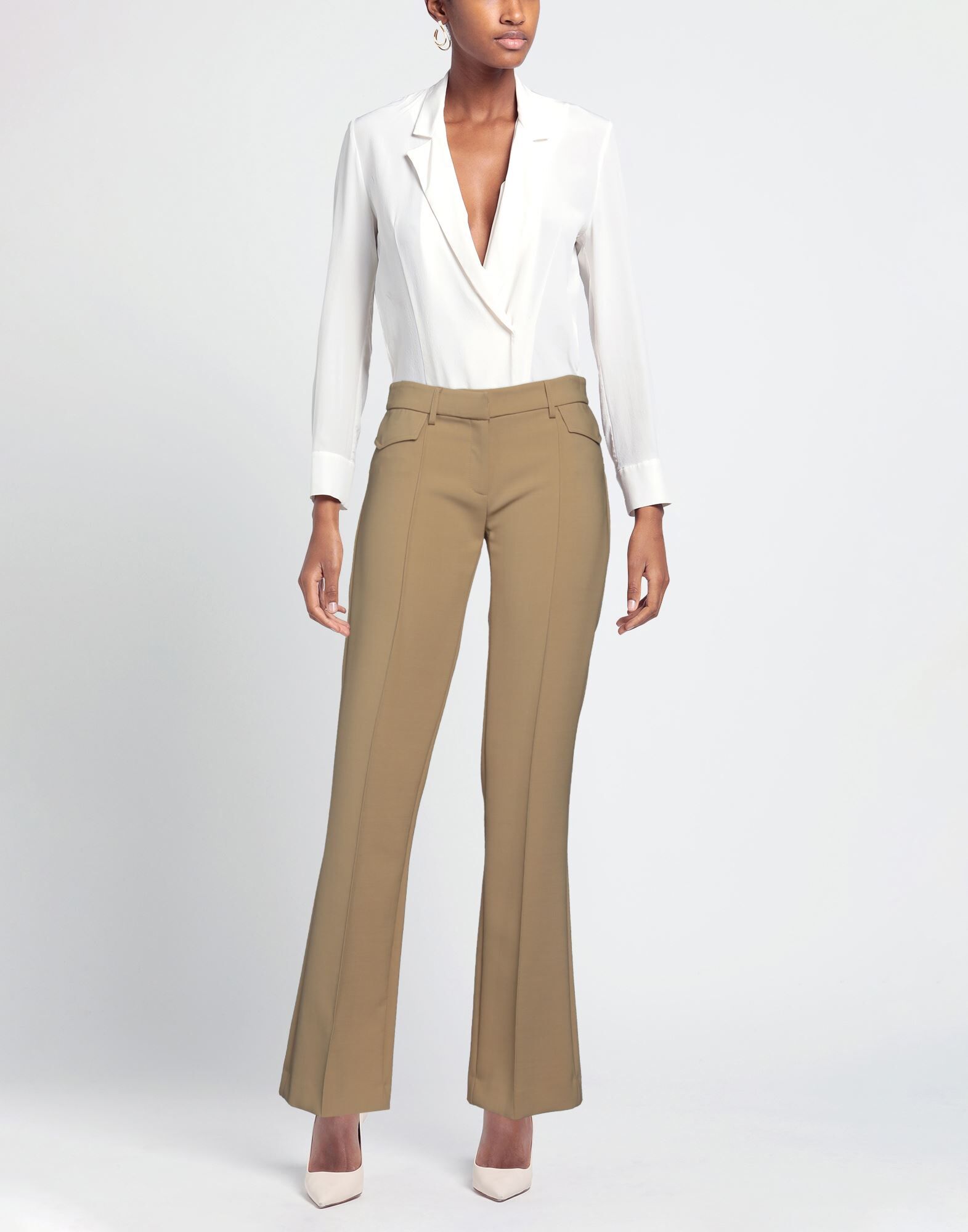 Lee Pantalones Mujer Mostaza 36,38 Mujer