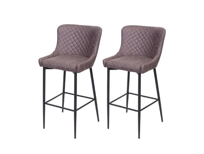 MCW Barhocker MCW-H79-B-2 (Set, 2er), Fußablage, Inklusive Fußbodenschoner, Bequeme Formgebung