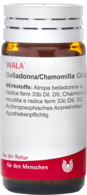 WALA Heilmittel GmbH BELLADONNA CHAMOMILLA Globuli 20 g 08784372