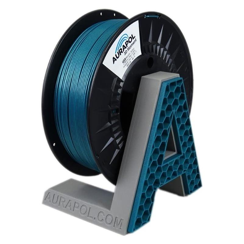 Bambu Lab Filament AURAPOL PLA Metallic 1,75mm 1kg - Turquoise) (PLA, 1000 g, 1.75 mm) (72491776)