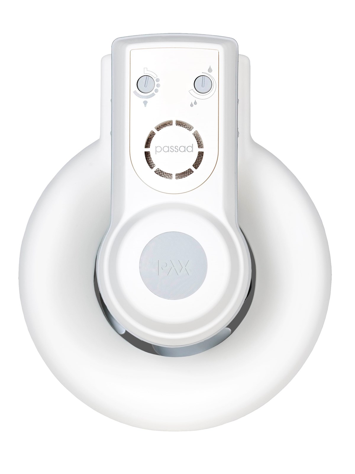Pax Passad 30 Fan Moisture and presence sensor Ø100 mm White
