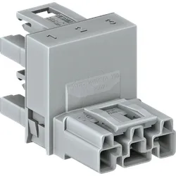 WAGO 770-1761 - WINSTA® MIDI, h-Verteiler 1xStecker / 2xBuchse