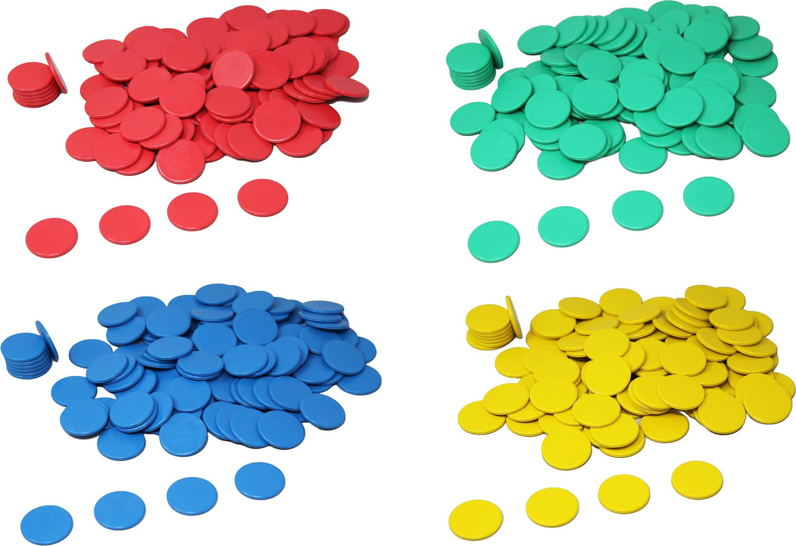 Wissner Rode speelchips, 100 stuks