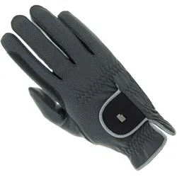 Roeckl MALTA Winter anthrazit/silber Unisex Reithandschuhe, Roe17_Gr.: 6.5