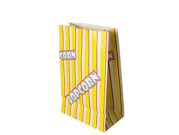 PAPSTAR Einweggeschirr-Set 1000x Popcorn Tüten Pergament-Ersatz 2,5l 22 x 14 x 8cm fettdicht, Pergamentersatzpapier / Kraftpapier