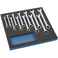 Werkzeugmodul 12-tlg.2/3-Modul Schlüsswelweiten 8-19mm TECWERK