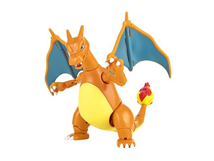 Pokémon PKW2407-15cm Select Figure - Glurak, officiële beweegbare figuur