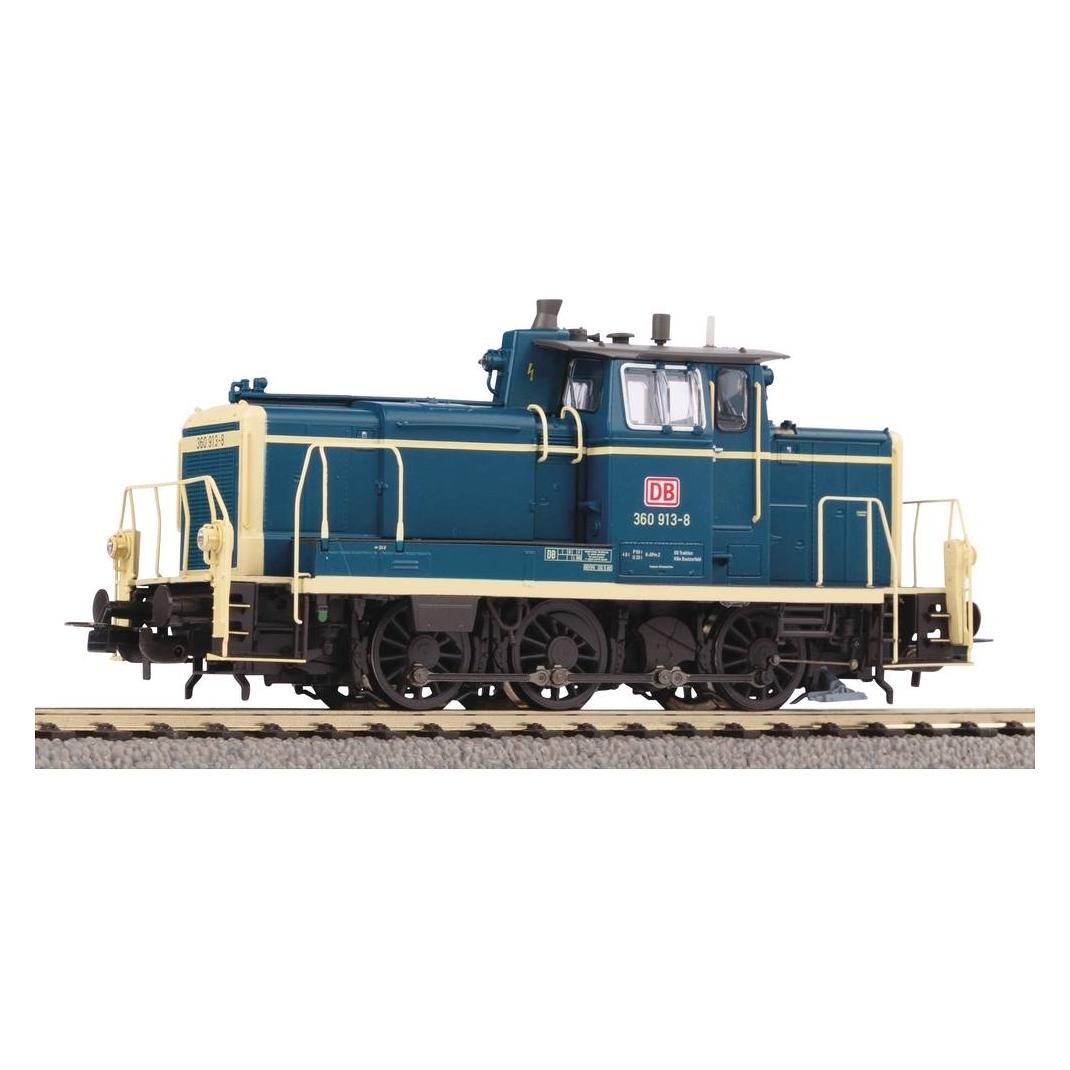 Piko Diesellok BR 360 DB AG blaubeige V + DSS PluX22 (Spur H0) (PIKO 52832)