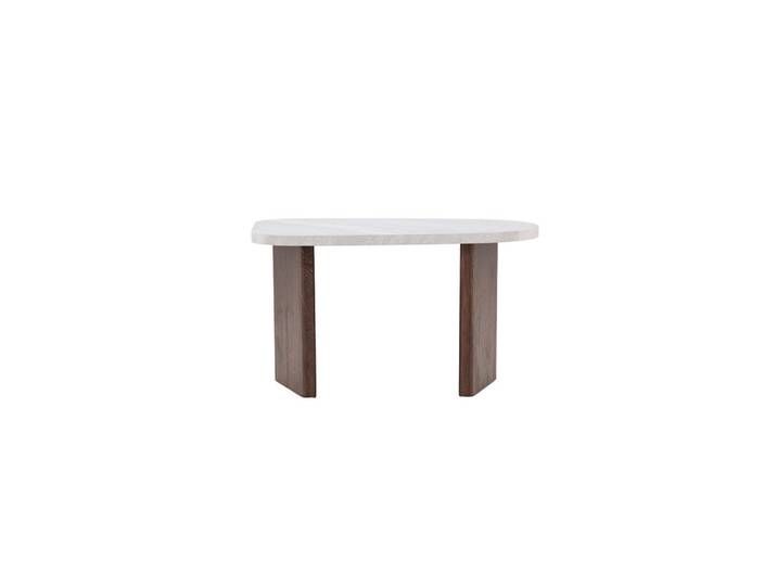 Livetastic Beistelltisch, Grau, Mokka, Holz, Pappel, oval, eckig, 45x40x70 cm, Wohnzimmer, Wohnzimmertische, Beistelltische