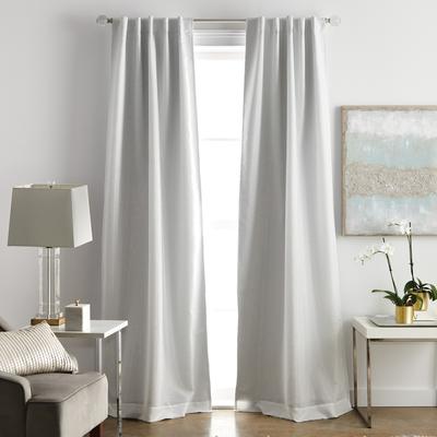 Martha Stewart Park Avenue Metallic Blackout Curtain Panel Pair
