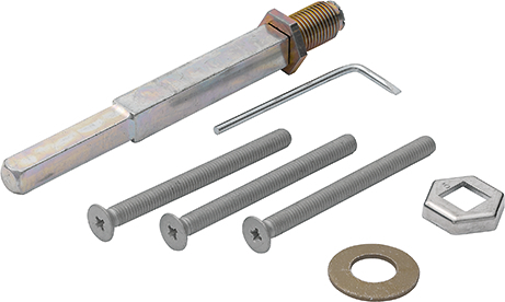 HOPPE Befestigungsset für Schutz-Wechselgarnituren ES1/ES2 (Knopf/Griff), VK 10/8 mm 12114479