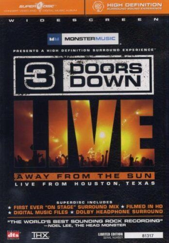 3 Doors Down - 3 Doors Down - Away from the Sun: Live from Houston, Texas - Preis vom 11.10.2026 03:10:56 h
