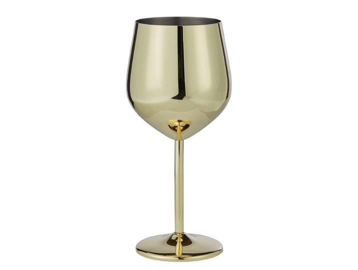 Weinglas MANHATTAN LOUNGE 8 x 21 x 8cm Gold/Gold
