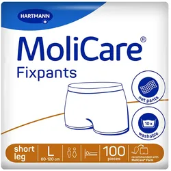 MOLICARE Fixpants short leg Gr.L 100 St