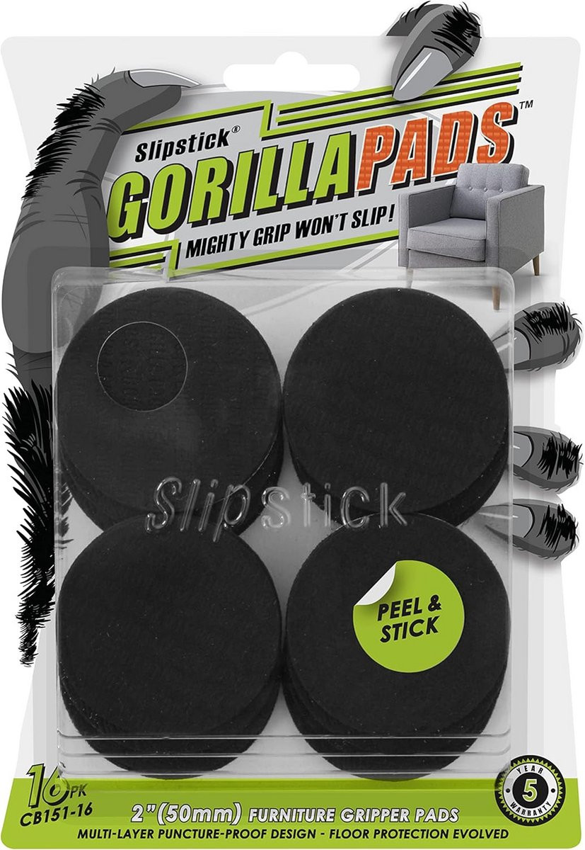 16 stuks ronde zelfklevende antislip meubelpads en vloerbeschermers