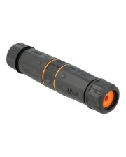Delock Cat.6A Verbindungsmodul geschirmt Schwarz Kabelverbinder RJ45 Buchse zu wasserfest (86692)