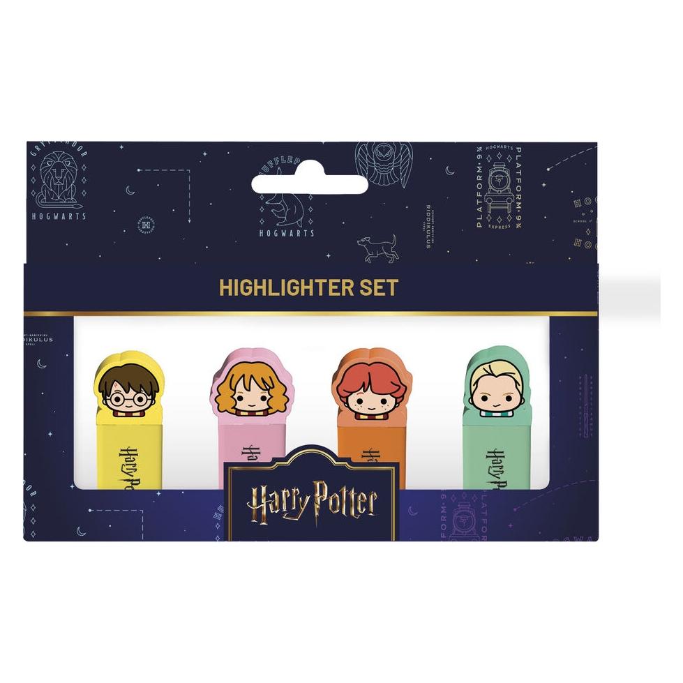 Grupo Erik Harry Potter lot de 4 surligneurs avec capuchon (4x) (GPE82810)