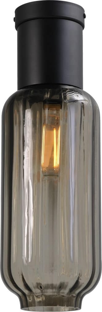 Masterlight Design plafondlamp Lett II - Zwart - Glas