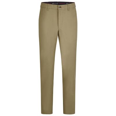 Chinohose BRÜHL "London", Herren, Gr. 25, EURO-Größen, sand, 98% Baumwolle, 2% Elasthan, unifarben, lang, Hosen Chinohose, mit High-Stretch und wasserabweisender Funktion